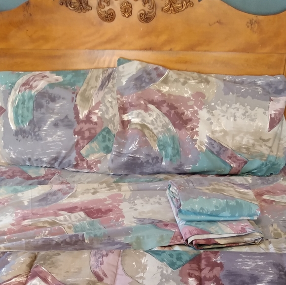 JCPenney Abstract Vintage King sheet sets - Picture 1 of 7